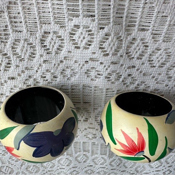 Hand Painted Napkin Rings (2) - Picture 2 of 6